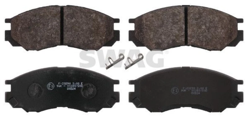 Image of Brake pad set SWAG 80 91 6645