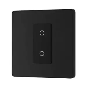 Image of BG Evolve Matt Black 200W Single Touch Dimmer Switch 2-Way Master - PCDMBTDM1B