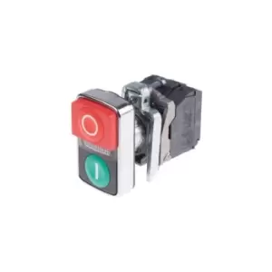 Image of XB4BW73731M5, COM. Metal Double Headed Push Buttons