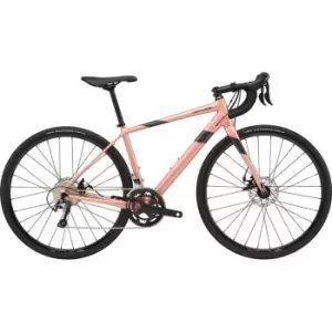 image of 2021 Cannondale womens Synapse AL Disc Tigra Road Bike in Sherpa