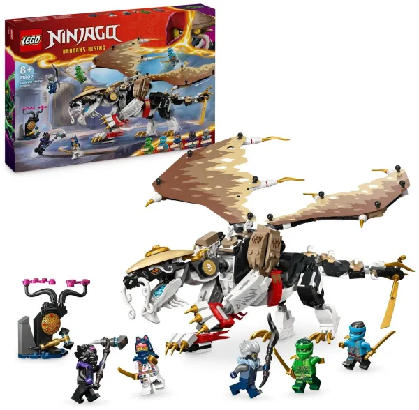 LEGO NINJAGO Egalt the Master Dragon Toy Ninja Playset 71809