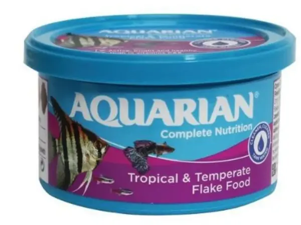 image of Aquarian Tropical Fish Flakes Fish Food 25g