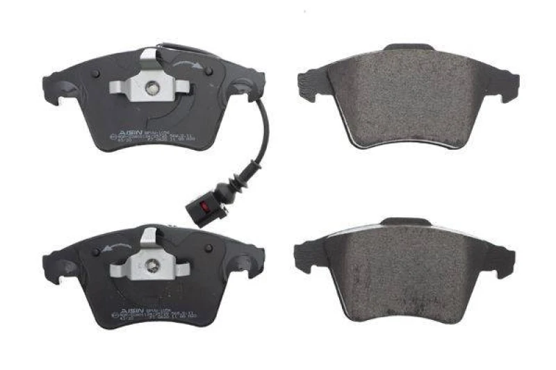 Image of AISIN BPVW-1056 Brake pad set Premium ADVICS by AISIN incl. wear warning contact Brake Pad Set,disc brake (402)