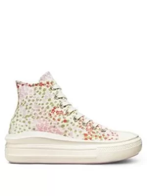 Converse Chuck Taylor All Star Move Hi, Multi, Size 7, Women