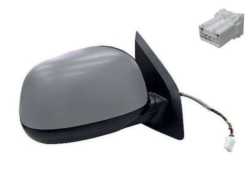 Image of ALKAR 6142859 Wing mirror Right, Electric, Convex, primed Outside Mirror (50)