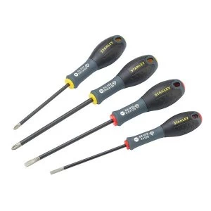 image of Stanley Tools 062060 Diamond Tip Screwdriver Set 4 Piece SL/PH