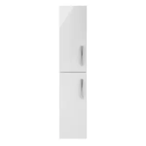 image of Nuie Athena 300mm Tall Unit (2 Door) - Gloss White