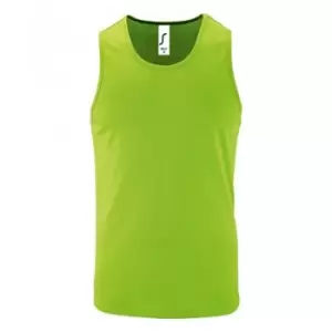 Image of SOLS Mens Sporty Performance Tank Top (3XL) (Neon Green)