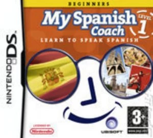 image of My Spanish Coach Learn to Speak Spanish Level 1 Nintendo DS Game