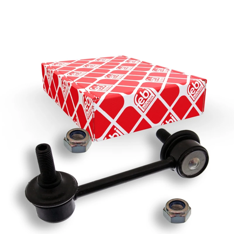 Image of FEBI BILSTEIN 42391 Anti-roll bar link Front Axle Left Steel Link Stabiliser (3229)