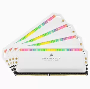 Image of Corsair Dominator CMT32GX4M4E3200C16W memory module 32GB 4 x 8GB...