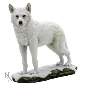 image of Winter Spirit Wolf Figurine