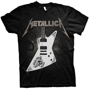Image of Metallica - Papa Het Guitar Unisex Large T-Shirt - Black