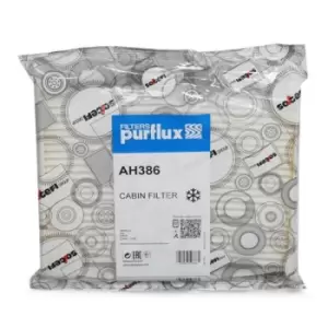 Image of PURFLUX Pollen filter RENAULT,NISSAN,DACIA AH386 272774BA0A,272774BR0A,272774BU0A 272774BU0P,272774EM0A,272775340R,272778557R,8660003817