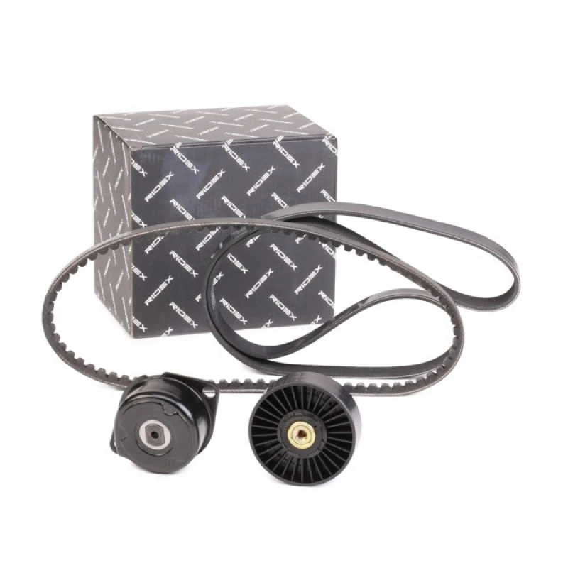 Image of RIDEX 542R0099 V-ribbed belt set EPDM (ethylene propylene diene Monomer (M-class) rubber) V-Ribbed Belt Set (542)