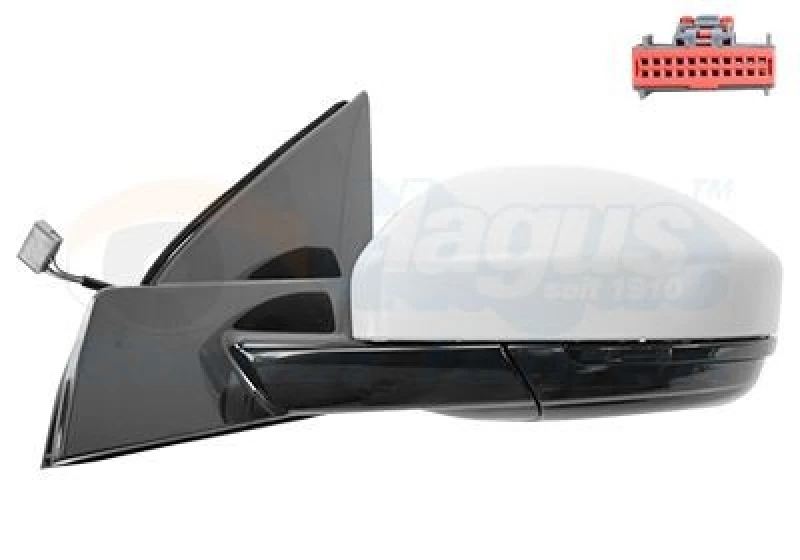 Image of VAN WEZEL Wing mirror VAN WEZEL 0259807