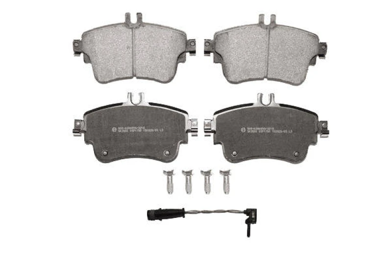 Image of LPR 05P1780A Brake pad set with bolts/screws Brake Pad Set,disc brake (402)