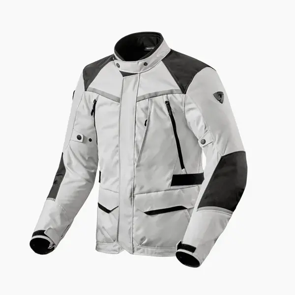 Image of REV'IT! Voltiac 3 H2O Jacket Silver Black Size XL