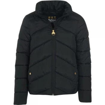 Image of Barbour International Mackney Quilted Jacket - Black
