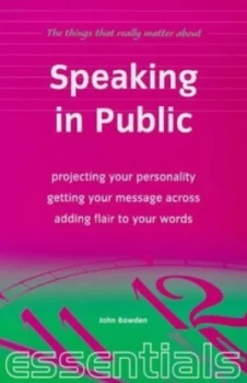 Image of Speaking in Public by John Bowden Paperback