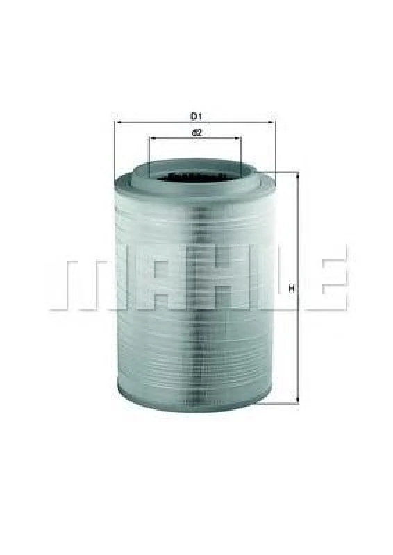 Image of MAHLE LX 2082 Air filter Filter Insert Air Filter (8)