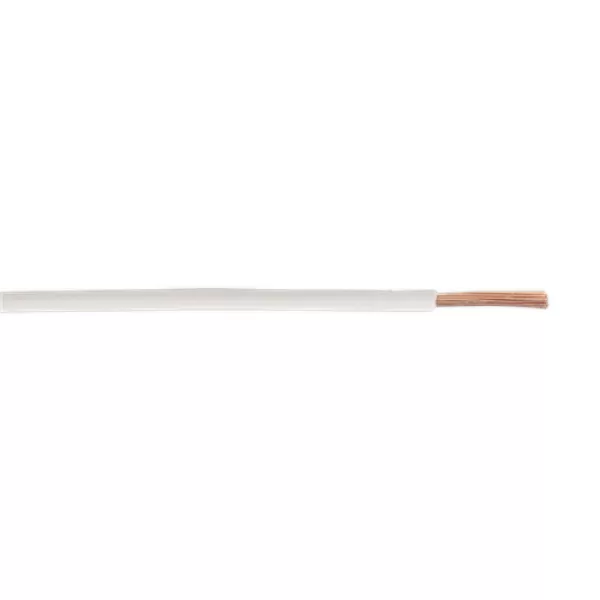 Image of Sealey AC2830WH Automotive Cable Thin Wall Single 2mm² 28/0.30mm 50mtr White