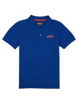 Image of Barbour International Boys Essential Polo - Cobalt Size 8-9 Years