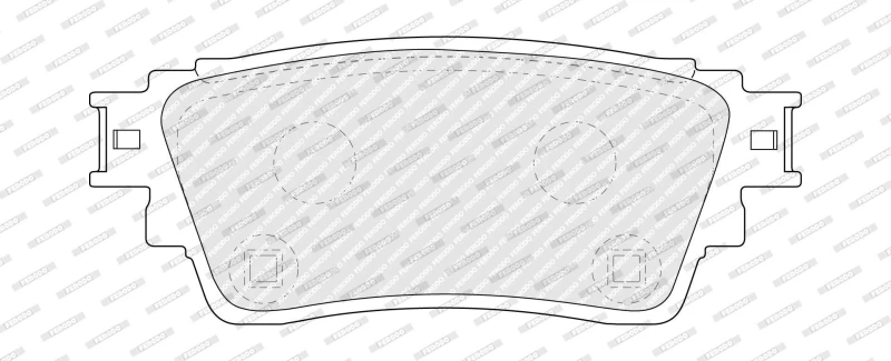 Image of Brake pad set FERODO FDB5286