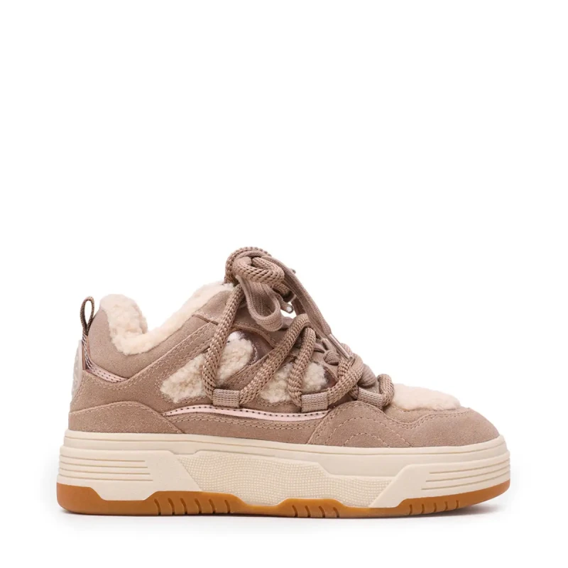 Image of Steve Madden Womens Trainers Steve Madden Boomer-F Beige Female 37