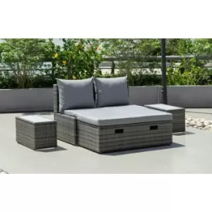 image of Out & out Capri Multi-Functional Rattan Outdoor Daybed