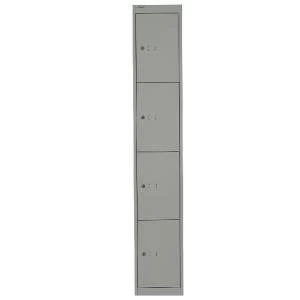 Image of Bisley 4 Door Locker D457mm Goose Grey BY02537