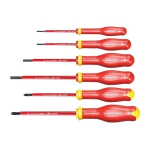 Facom Protwist VDE Screwdriver Set, 6 Piece