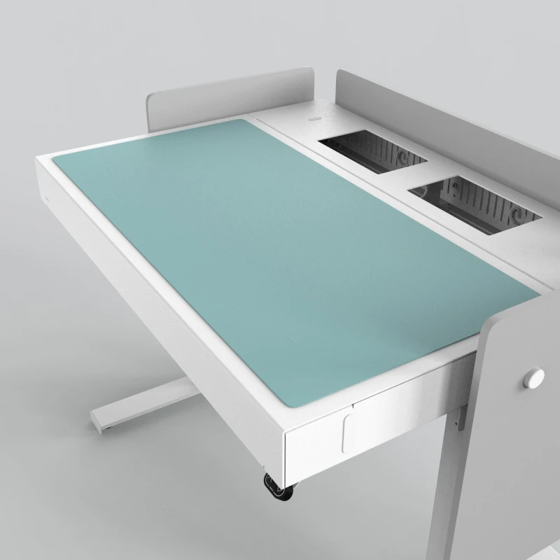 Image of Heckler Design H922-4180 desk pad Linoleum Aqua colour