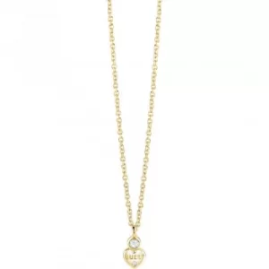 Image of Ladies Guess Gold Plated Guessy Necklace