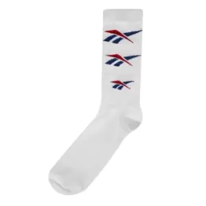 Image of Reebok Logo Socks - White