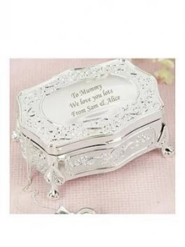 image of Personalised Antique Trinket Box, Women