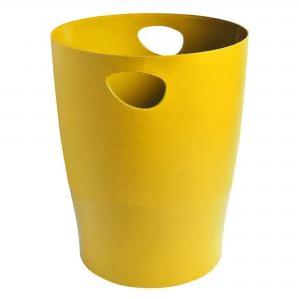 Image of Exacompta Bee Blue Ecobin Waste Paper Bin - Saffron - New