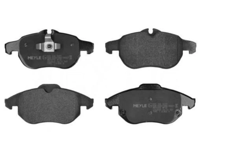 Image of MEYLE 025 234 0220 Brake pad set Front Axle, prepared for wear warning indicator, Original Quality, with anti-squeak plate Brake Pad Set,disc brake (