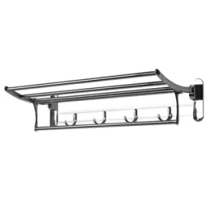 image of Foldable Bathroom Towel Rail M&amp;W