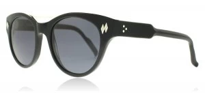 image of Scarlett of Soho Ive Sunglasses Jet Black Y06 46mm