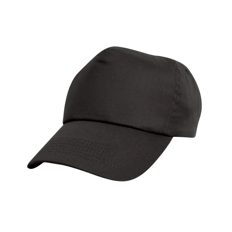 Image of Result Black Cap Black Unisex One Size