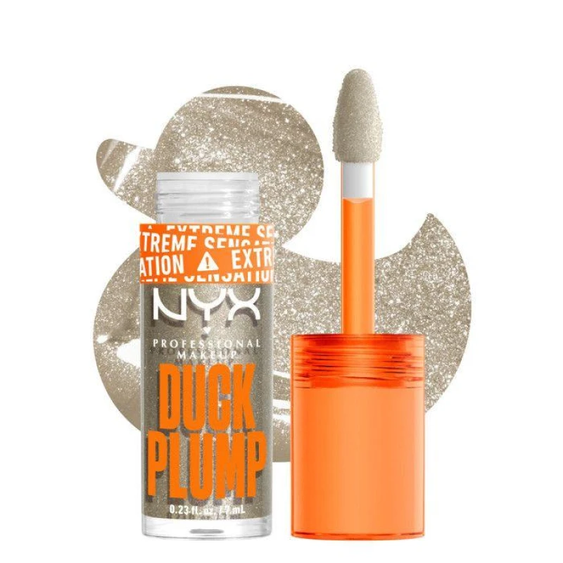 Image of NYX Professional Makeup Duck Plump Lip Plumping Gloss (Various Shades) - Quazy Silver