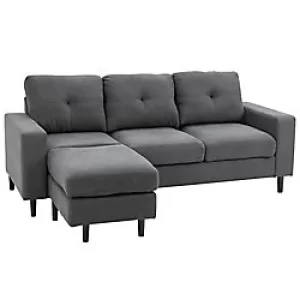 Homcom Sofa Grey 850 x 193 mm