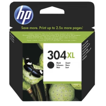 Image of HP 304XL Black Ink Cartridge