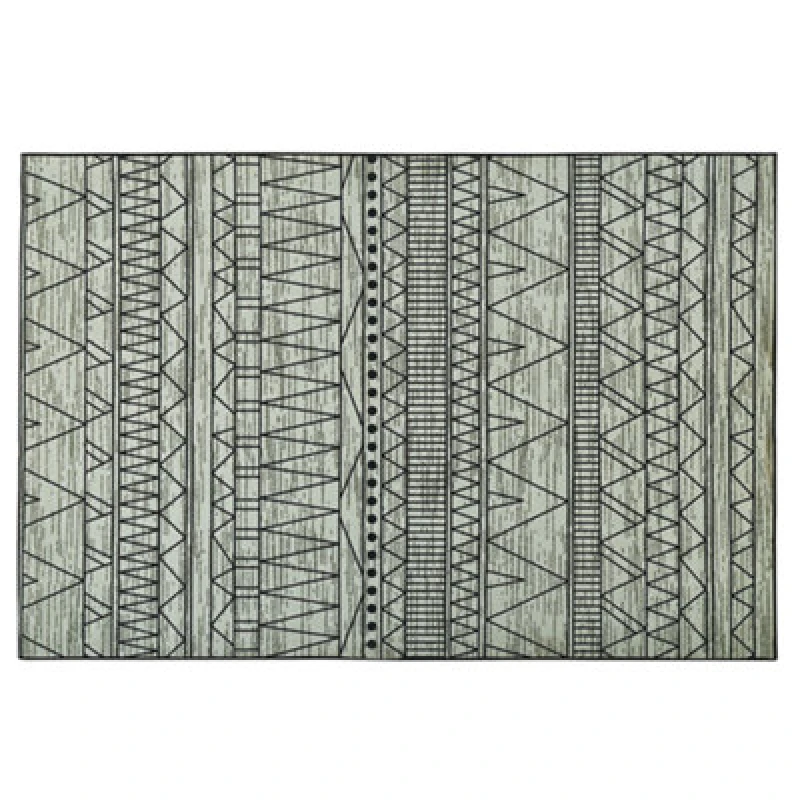 Image of Beliani Rug Keban Black 160 X 230 Cm