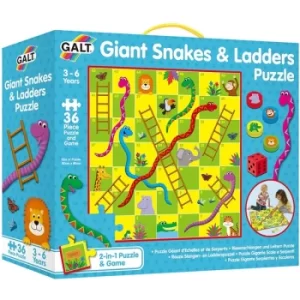 Image of Giant Snakes and Ladders Childrens Puzzle