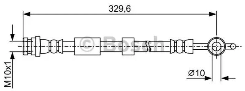 Image of Bosch 1 987 481 952 Brake Hose Brake Hose (83)