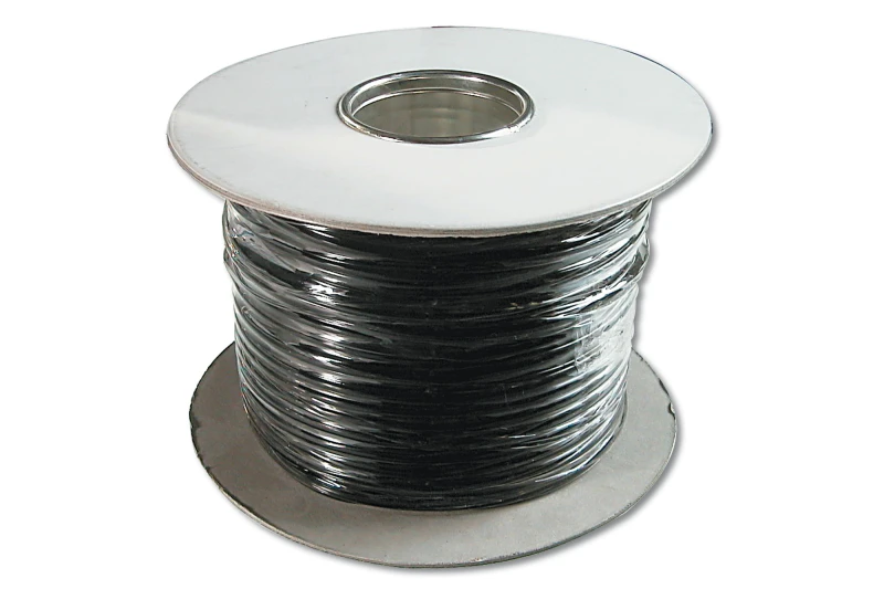 Image of Digitus AK-460701-100-S Cable Black 100m TAE-F plug to TAE-F plug ... AK-460701-100-S