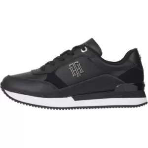 Image of Tommy Hilfiger Th Emboss Metallic Sneaker - Black