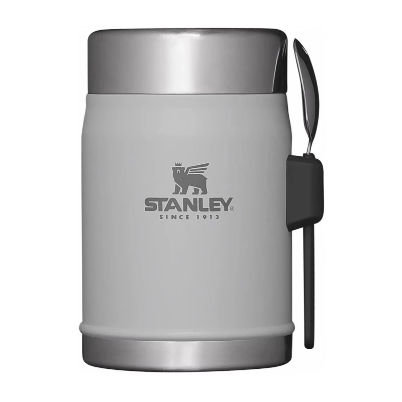 Image of Sock Snob Legendary Food Jar and Spork 0.4L - One Size / Ash